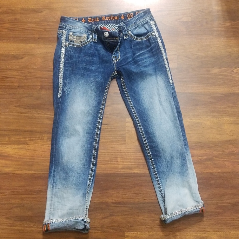 Womens Rock Revival Capris